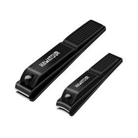 Nail Clippers Set, Ultra Sharp Sturdy Fingernail and Toenail Clipper Cutters