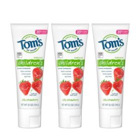 Tom's of Maine ADA Approved Fluoride Children's Toothpaste